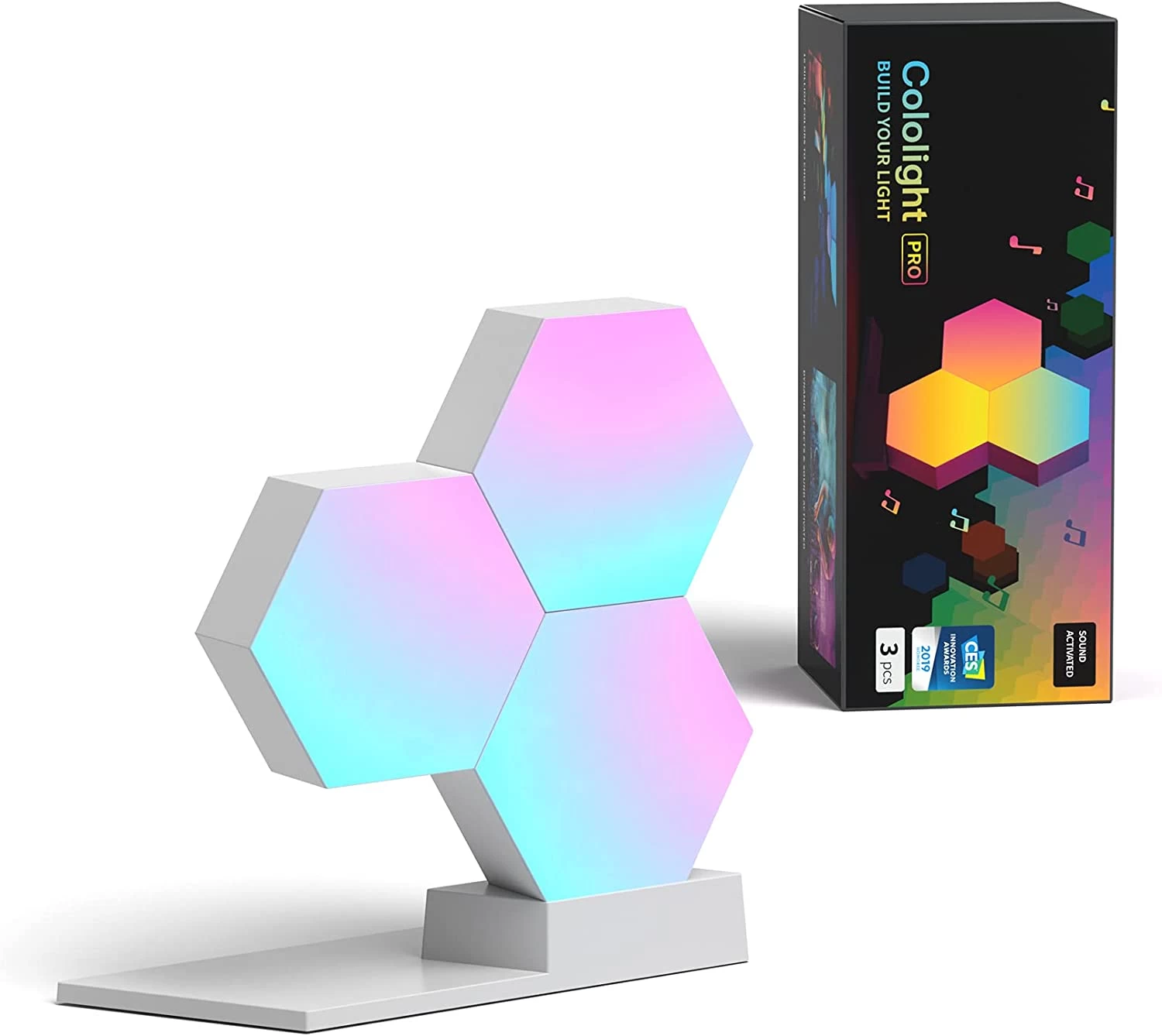 LifeSmart Cololight Lifesmart Cololight Pro 3 Pack Starter Kit With Stand 5 LifeSmart Cololight Lifesmart Cololight Pro 3 Pack Starter Kit With Stand - Image 3