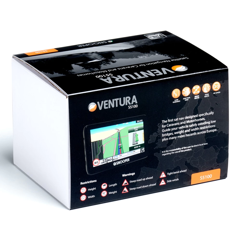 Snooper Snooper Ventura S5100 Motorhome Sat Nav 6 Snooper Snooper Ventura S5100 Motorhome Sat Nav - Image 4