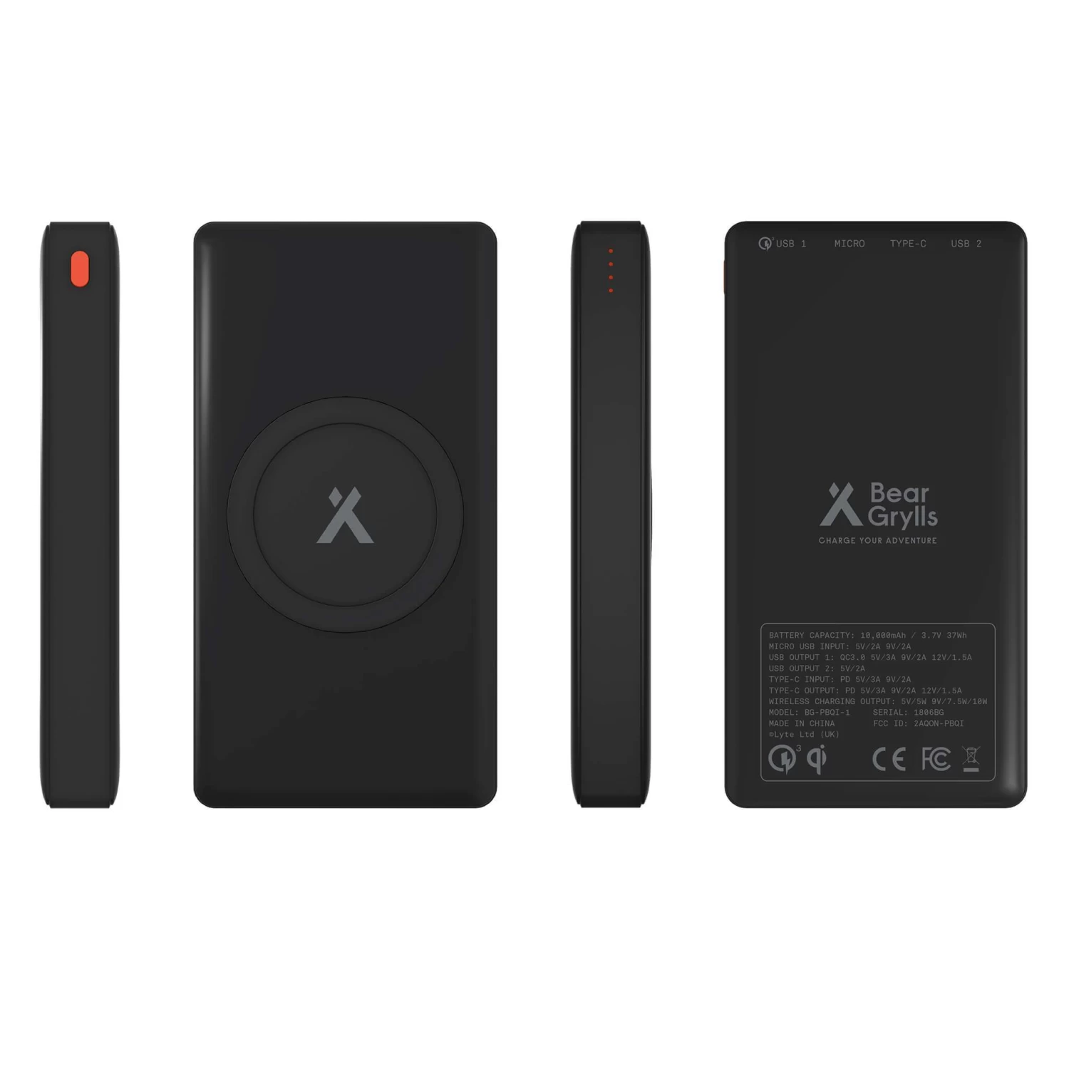 Bear Grylls Bear Grylls 10,000mAh Power Bank With Wireless Charging 3 Bear Grylls Bear Grylls 10,000mAh Power Bank With Wireless Charging