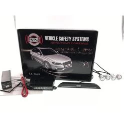 Parksafe ParkSafe 4 Sensor Rear Kit With LED Display- Silver