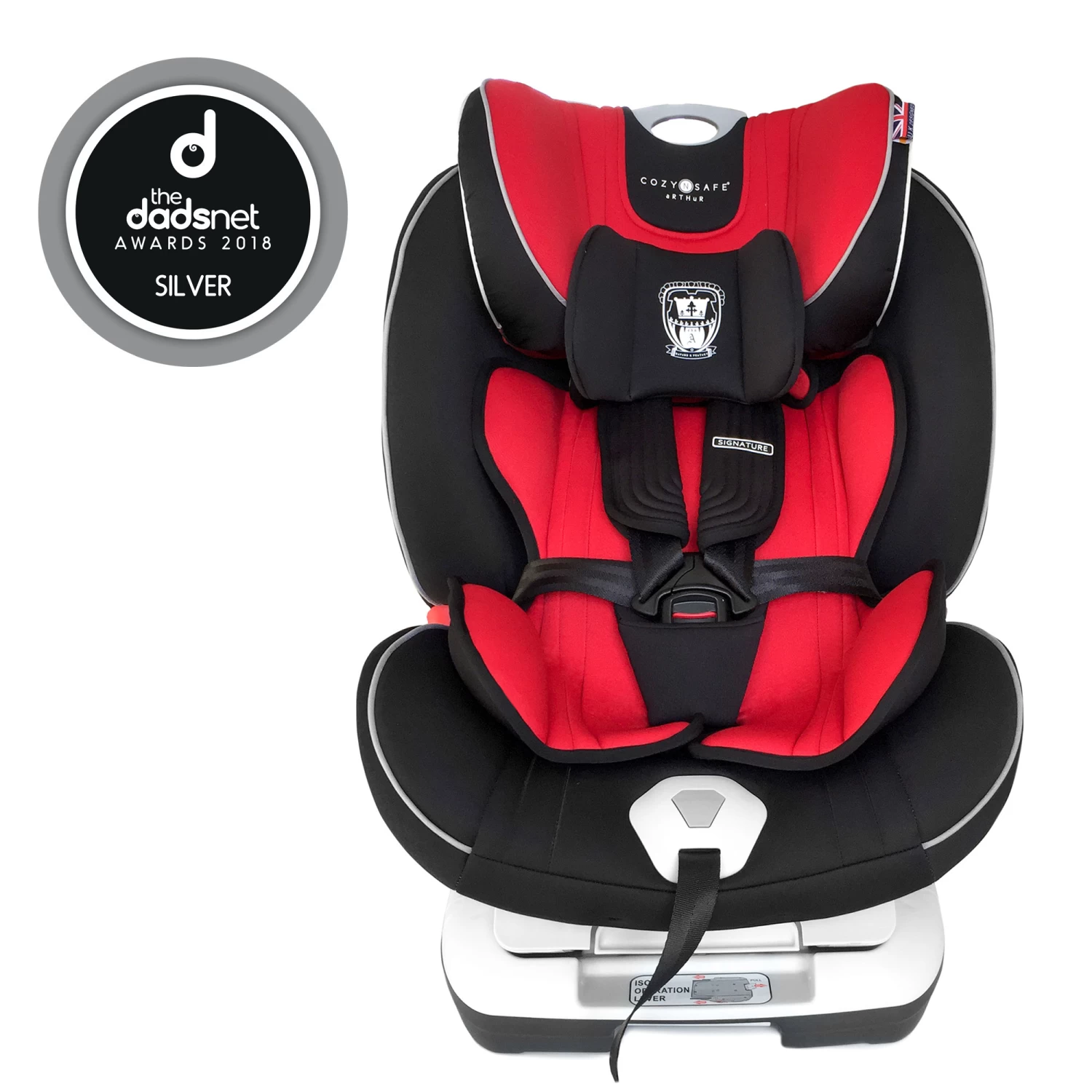 Cozy N Safe Car Seats Cozy N Safe Arthur Car Seat Group 0+/1/2/3 Car Seat - Red 13 Cozy N Safe Car Seats Cozy N Safe Arthur Car Seat Group 0+/1/2/3 Car Seat - Red - Image 11