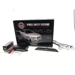 Parksafe Park Safe 4pc Flat Mount Parking Sensor Kit With LED Display (Rear) - White