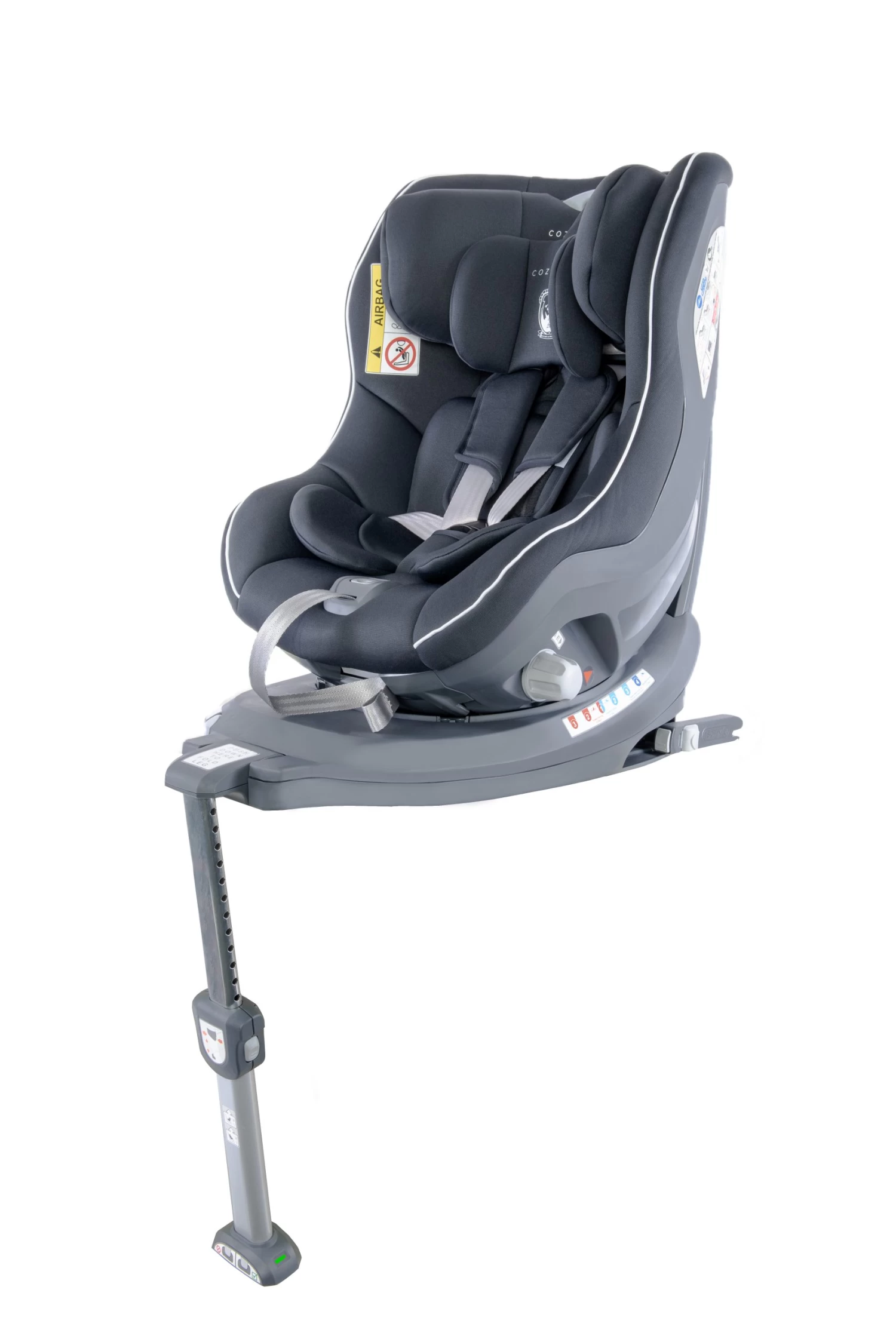 Cozy N Safe Car Seats The Cozy N Safe Merlin Group 0+/1 360° Child Car Seat - Black/Grey 5 Cozy N Safe Car Seats The Cozy N Safe Merlin Group 0+/1 360° Child Car Seat - Black/Grey - Image 3