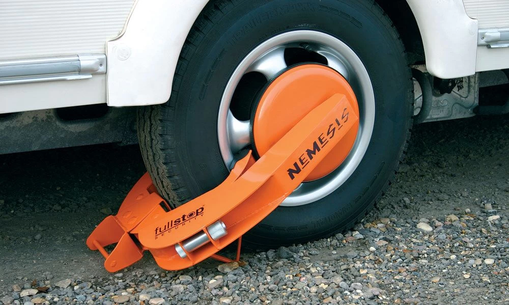 Purpleline Nemesis Wheel Clamp 3 Purpleline Nemesis Wheel Clamp