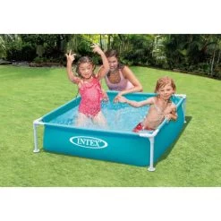INTEX Frameset Mini Frame Swimming Pool (Square) 1.22 X 1.22 M (4 Ft)