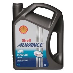 Shell Shell Advance 4T Ultra 10W-40 (SNMA2) - 4Ltr