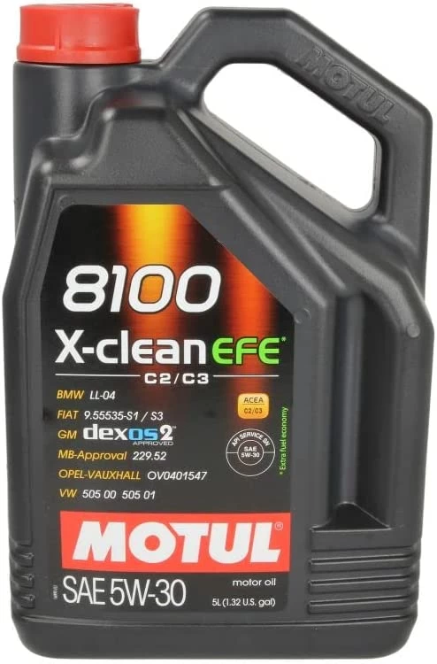 MOTUL Motul 8100 X-clean EFE 100% Synthetic Lubricant For Petrol & Diesel Vehicles - 5W-30 - 5 Litres 3 MOTUL Motul 8100 X-clean EFE 100% Synthetic Lubricant For Petrol & Diesel Vehicles - 5W-30 - 5 Litres
