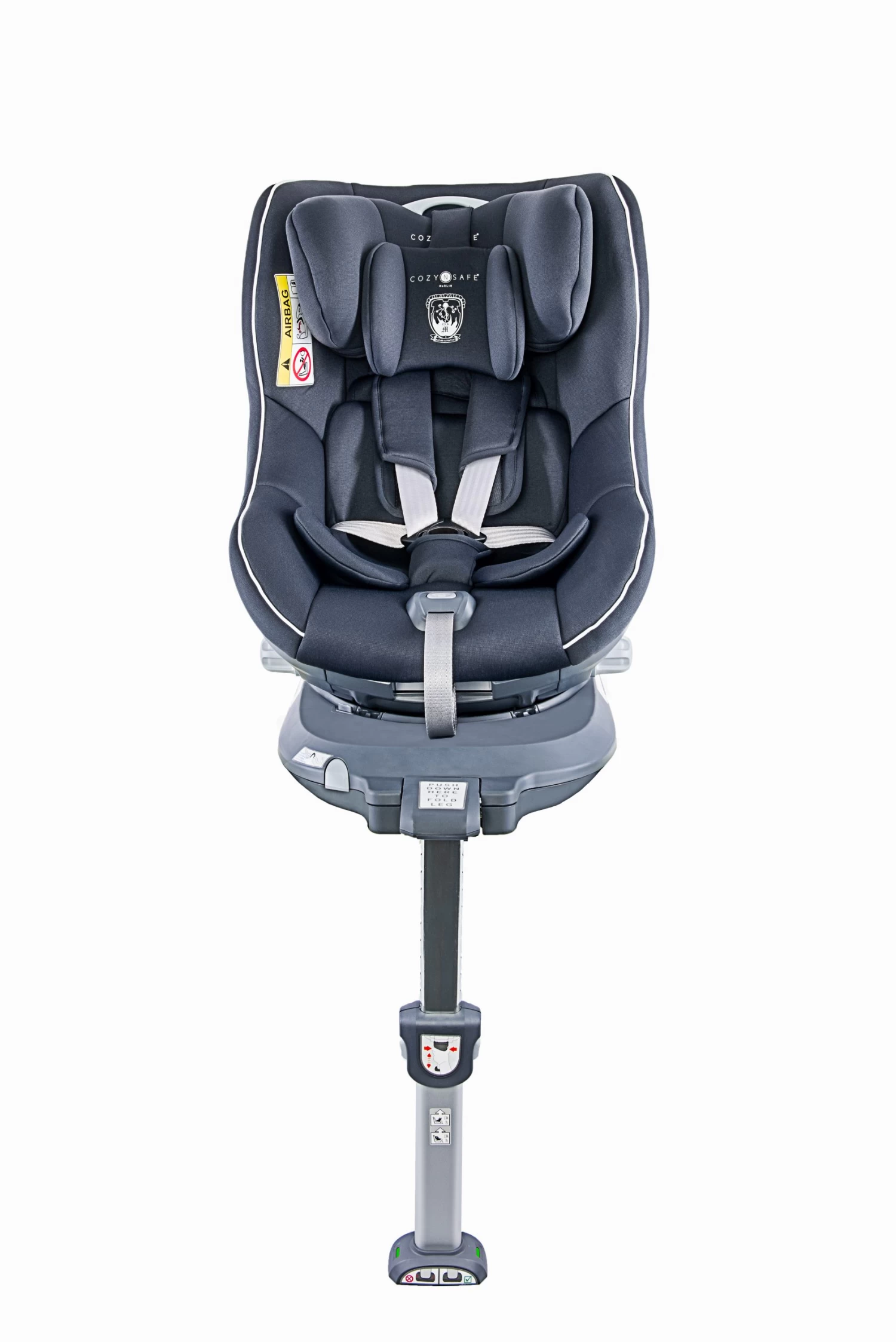 Cozy N Safe Car Seats The Cozy N Safe Merlin Group 0+/1 360° Child Car Seat - Black/Grey 6 Cozy N Safe Car Seats The Cozy N Safe Merlin Group 0+/1 360° Child Car Seat - Black/Grey - Image 4