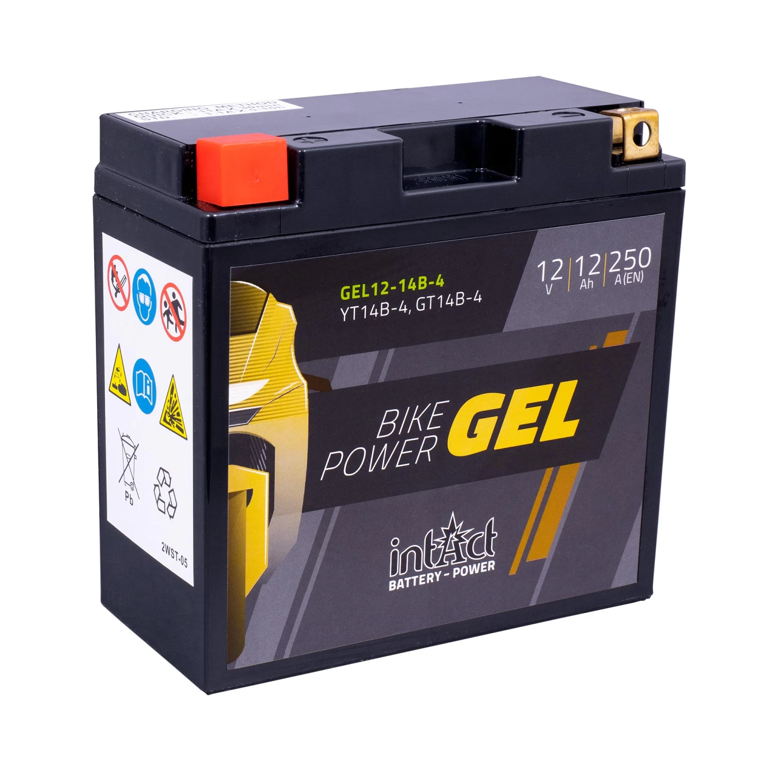Intact IntAct YT14B-4 / GT14B-4 Gel Bike-Power Battery 3 Intact IntAct YT14B-4 / GT14B-4 Gel Bike-Power Battery