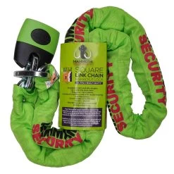 Mammoth_security Mammoth Sold Secure Gold Approved 12mm X 1.8m Square Chain With Shackle Lock -Car Supplies Store LOCM003 1 1