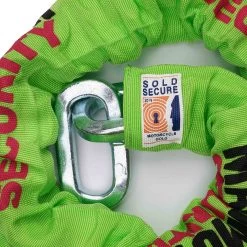 Mammoth_security Mammoth Sold Secure Gold Approved 12mm X 1.2m Square Chain With Shackle Lock -Car Supplies Store LOCM007 3