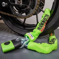 Mammoth_security Mammoth Sold Secure Gold Approved 12mm X 1.2m Square Chain With Shackle Lock -Car Supplies Store LOCM007 4