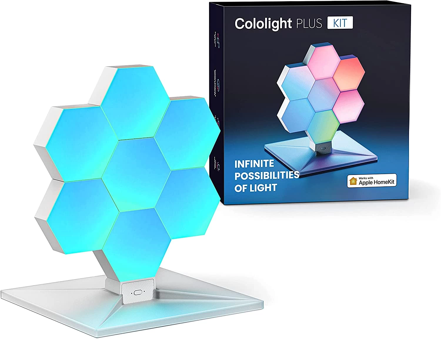 LifeSmart Cololight Lifesmart Cololight Plus Kit 7 Panel Starter Pack With Stand 3 LifeSmart Cololight Lifesmart Cololight Plus Kit 7 Panel Starter Pack With Stand
