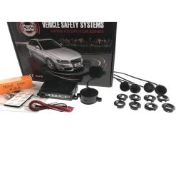 Parksafe Park Safe 4pc Angled Mount Parking Sensor Kit (Front) - Gloss Black