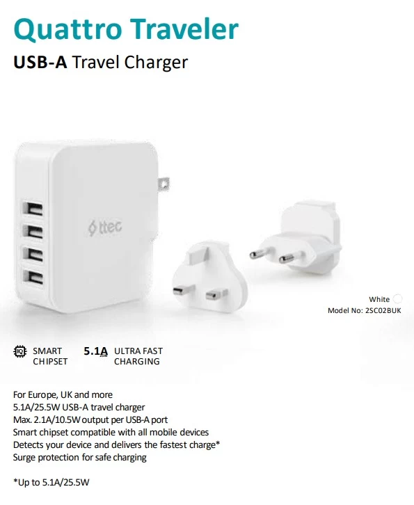 Ttec Ttec Quattro Traveller 3 Ttec Ttec Quattro Traveller