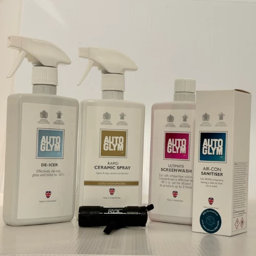 Autoglym Autoglym Winter Bundle #3 - De-Icer, Rapid Ceramic Spray, Sanitiser, Screenwash 3 Autoglym Autoglym Winter Bundle #3 - De-Icer, Rapid Ceramic Spray, Sanitiser, Screenwash