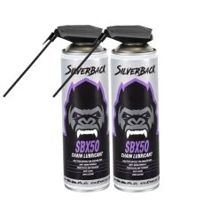 Silverback Xtreme Silverback Chain Lubricant Aerosol For Bikes And Vehicles Twin Pack - 2 X 500ml