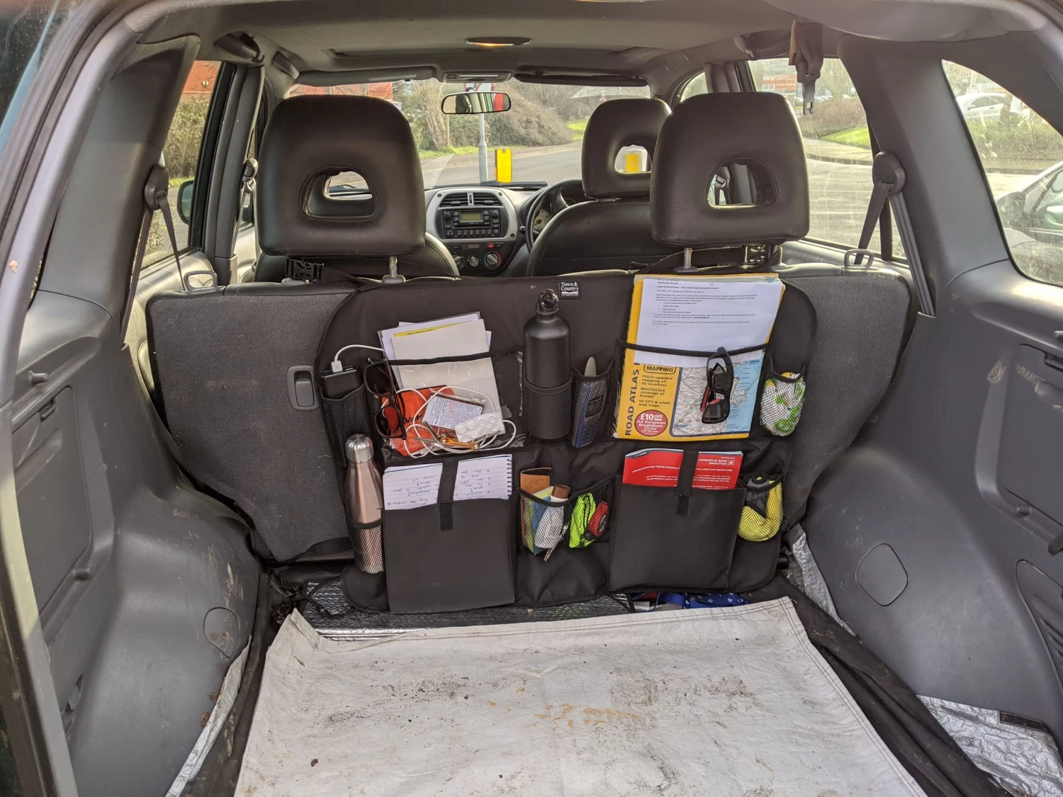 Town & Country Universal Double Car & Van Seat Organiser 4 Town & Country Universal Double Car & Van Seat Organiser - Image 2