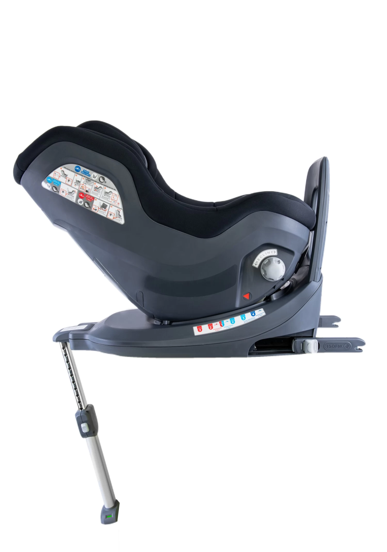 Cozy N Safe Car Seats The Cozy N Safe Merlin Group 0+/1 360° Child Car Seat - Black/Grey 4 Cozy N Safe Car Seats The Cozy N Safe Merlin Group 0+/1 360° Child Car Seat - Black/Grey - Image 2