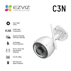 Ezviz EZVIZ C3N Smart Outdoor Camera -Car Supplies Store f39ead9935a0c81085b539fedf0672a11633679739