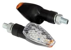 Bike_it Bike It LED Peak Indicators With Black Body And Clear Lens -Car Supplies Store indled49