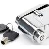 Mammoth_security Mammoth Chrome Alarmed Disc Lock With 6mm Pin -Car Supplies Store lodalm01