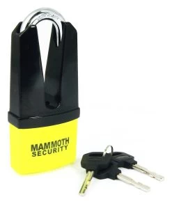 Mammoth_security Mammoth Maxi Shackle Disc Lock With 11mm Pin