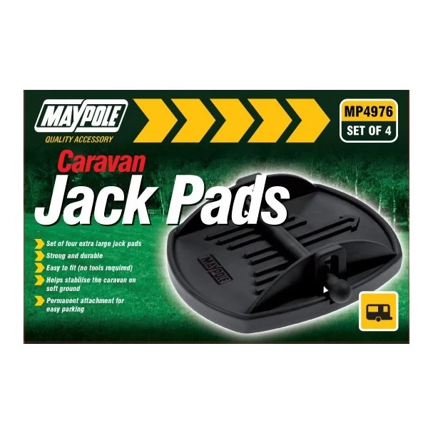 Maypole Caravan Jack Pad - 4 Pack 3 Maypole Caravan Jack Pad - 4 Pack