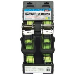 Streetwize Ratchet Tie Down - 32mm/5m - Pack Of 2